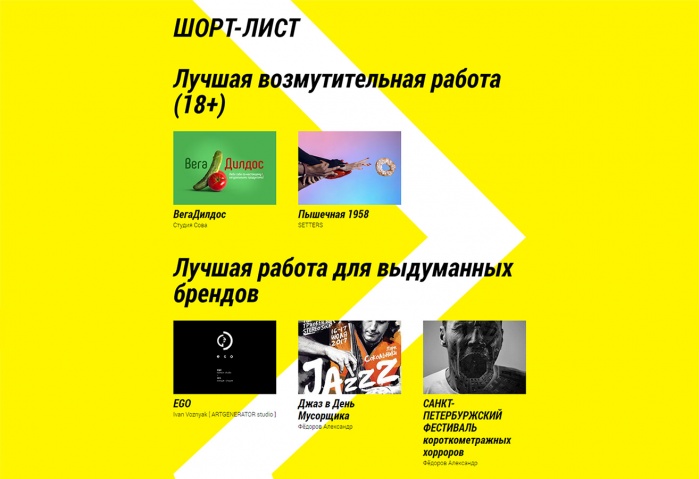 Фейкстиваль — VII-й международный фестиваль креатива без границ опубликовал шорт – листы!