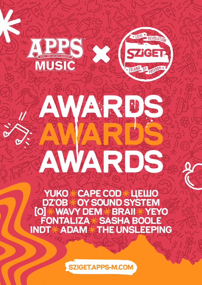 Лонг-лист премии APPS Music & SZIGET: Awards 2019 собрал  14 самых актуальных артистов
