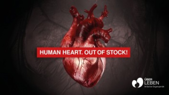 «Человеческое сердце. Нет в наличии»: Mediaplus и Plan.Net привлекли внимание к нехватке донорских органов