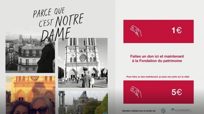 Publicis запустило кампанию по сбору денег на реконструкцию Собора Парижской Богоматери