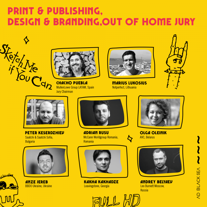 Ad Black Sea 2019 оголошує команду журі категорій Print & Publishing, Design & Branding, Out of Home 