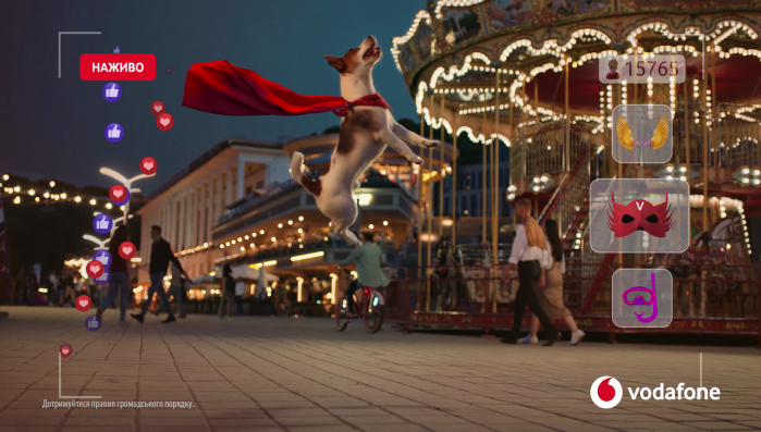 Стрибали собачки, Vodafone Ukraine і McCann Kyiv