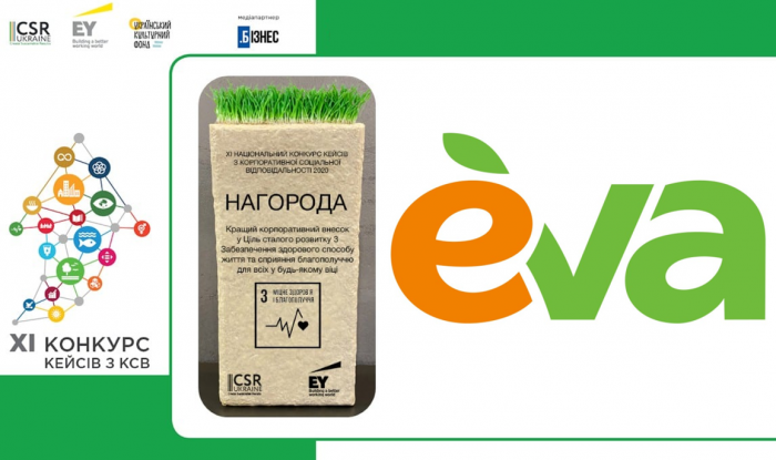 Соціальний проєкт Лінії магазинів EVA «Допомога 242 опорним лікарням» —  вдруге отримав високу нагороду