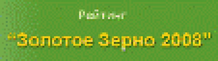 Итоги рейтинга «Золотое Зерно-2008»